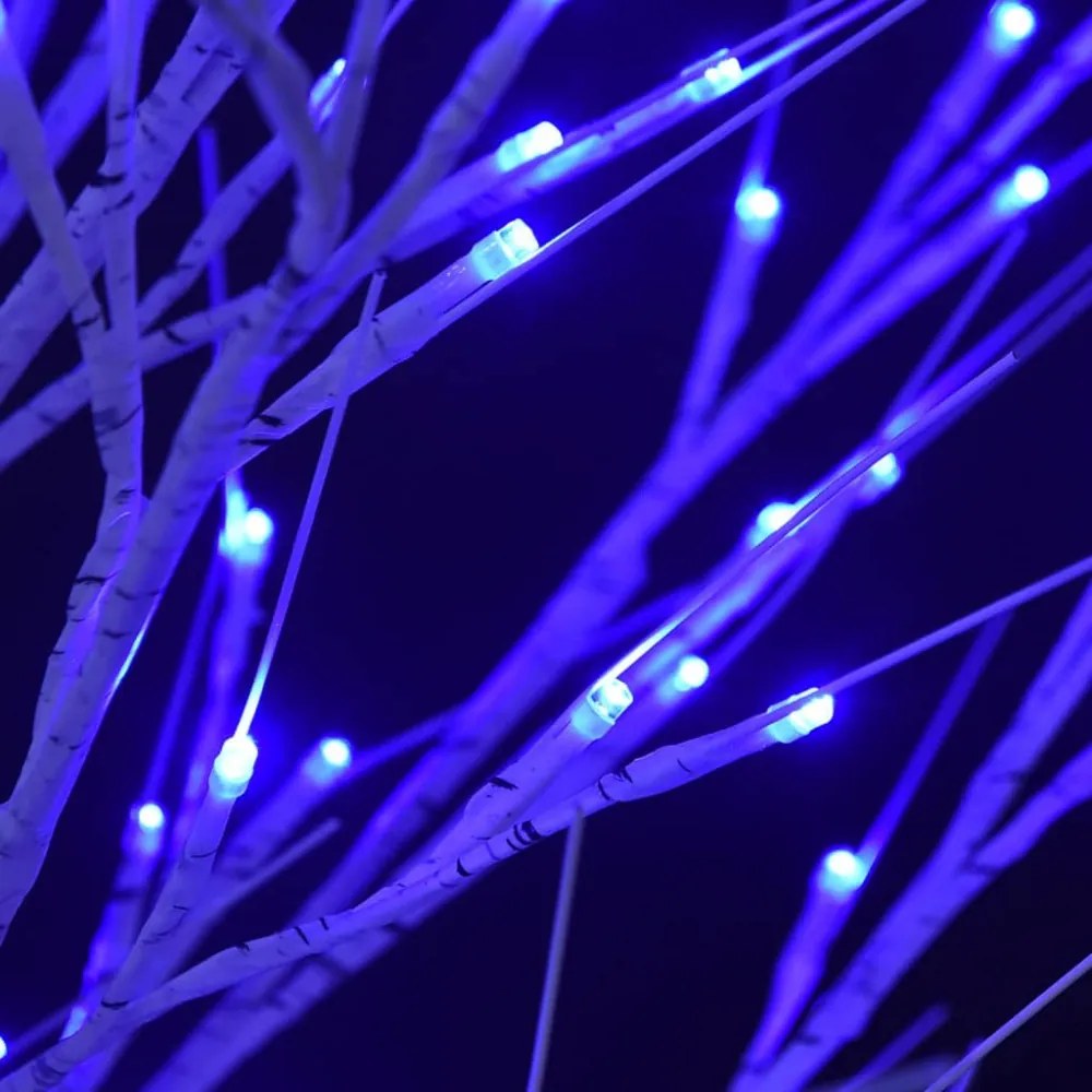 200 LED-es bel-/kültéri kék fűzfa karácsonyfa 2,2 m