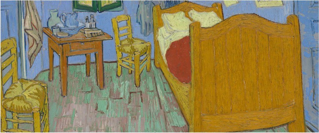 Kép - Vincent van Gogh, The Bedroom, reprodukciók (120x50 cm)