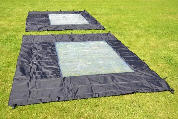 GARTHEN Kerti pavilon PROFI 3 x 3 m fekete + 2 oldalfal