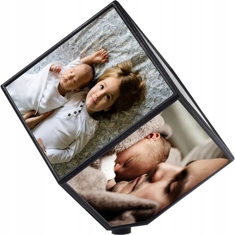 Forgatható képkeret fotókocka