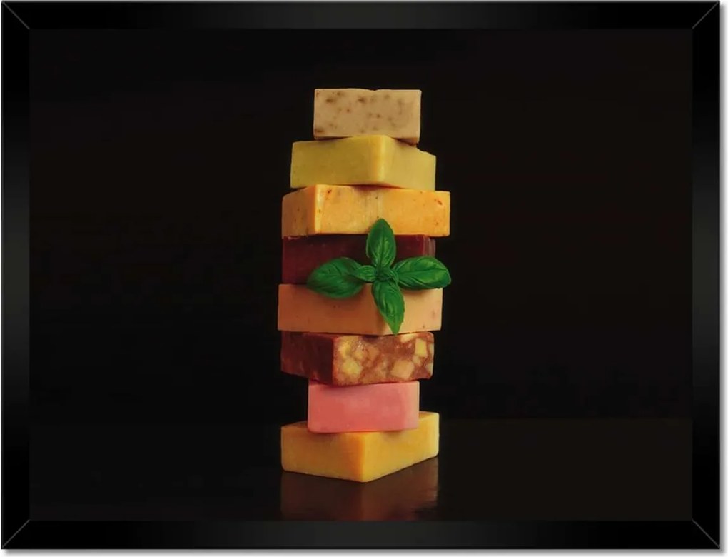 Poszterek keretben 40x30 Sajttorony Sajtok