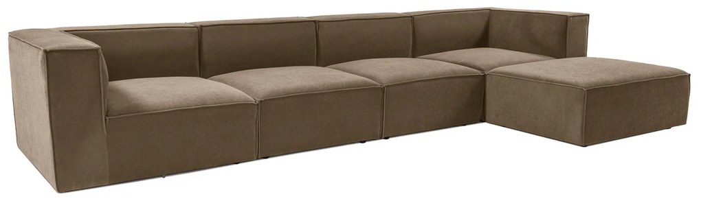 Sarokkanapé Sora (L1-O1-O1-1R-POUFFE ) - Barna