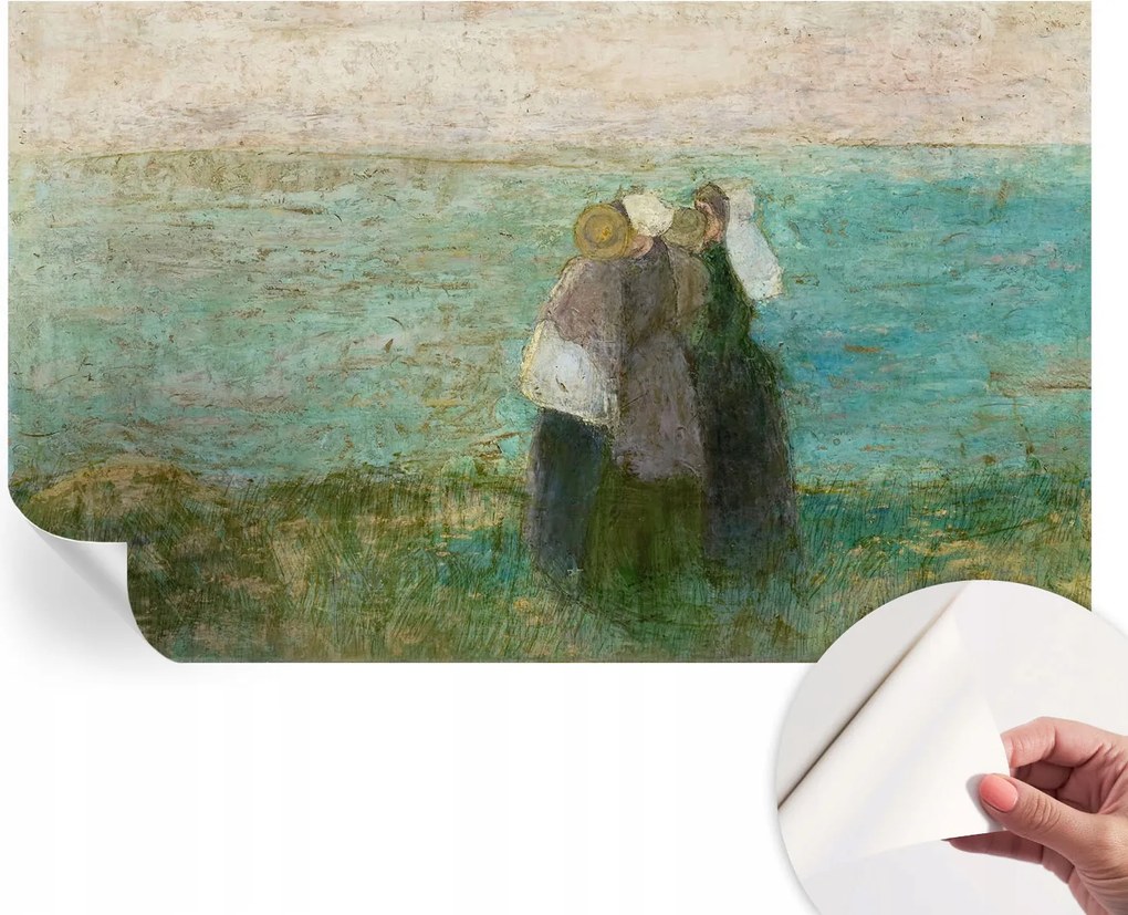 Matt öntapadós fotótapéta Falra Tengerparti tükröződés 416x254 cm