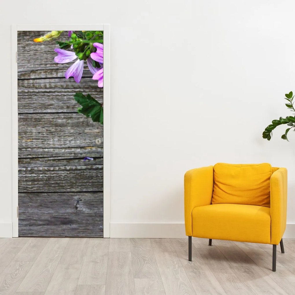 Fotótapéta ajtóra - Réti virágok (95x205cm)
