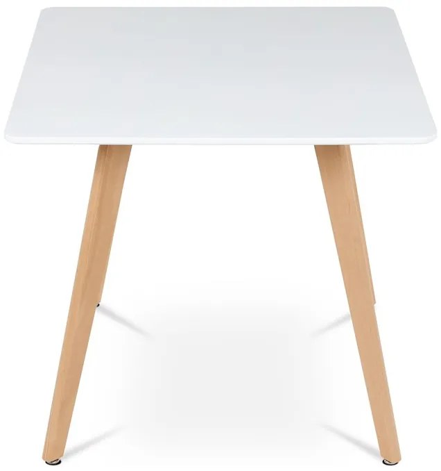 Étkezőasztal 80×80 cm, MDF, Fehér. DT-312 WT