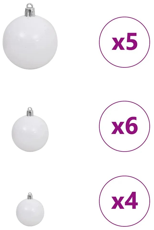 Mű Karcsú Karácsonyi Fa LED -es lámpákkal Zöld Műanyag