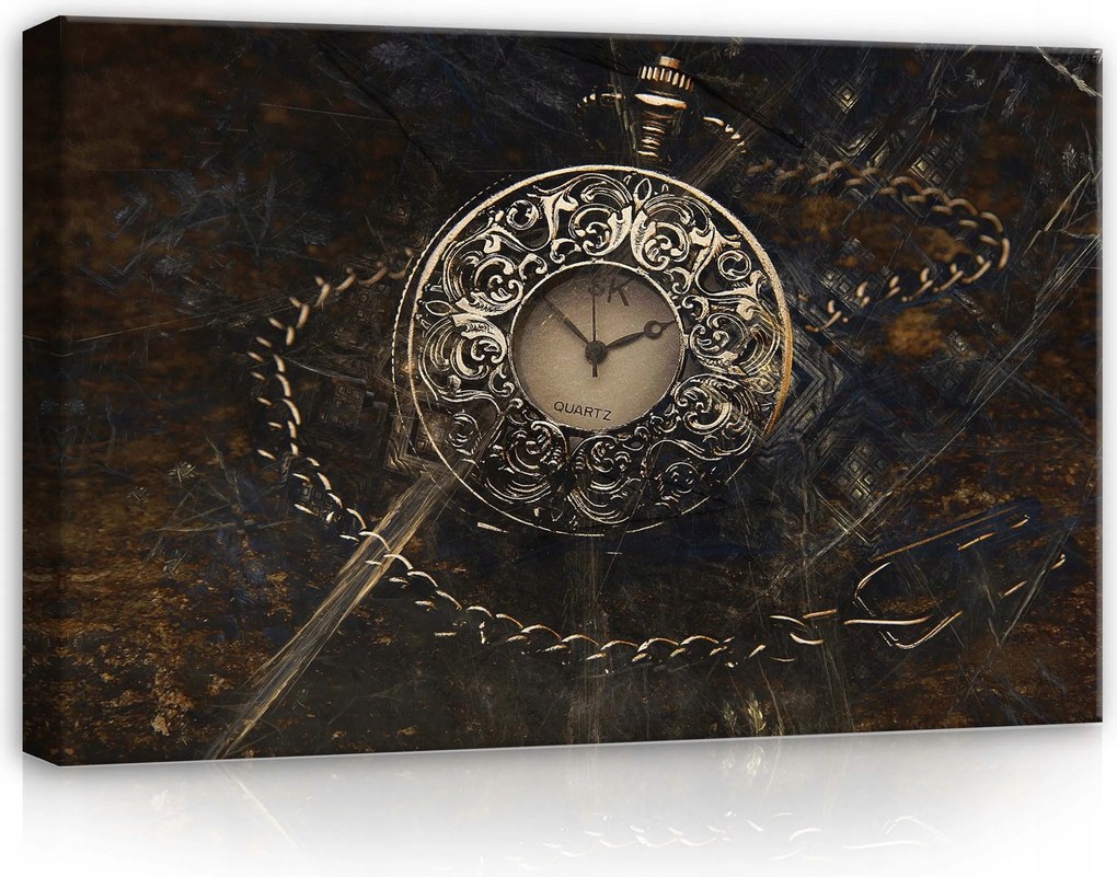 Vászonkép 60x40 Zsebóra idő memória történelem antik rejtély