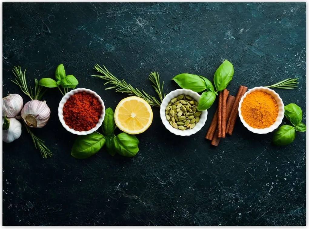 Poszterek 135x100 Indiai fűszernövények