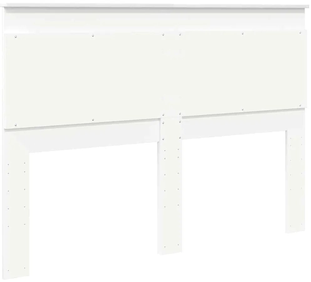 Fejtámla fejtámlával Fehér 160 cm Faanyag