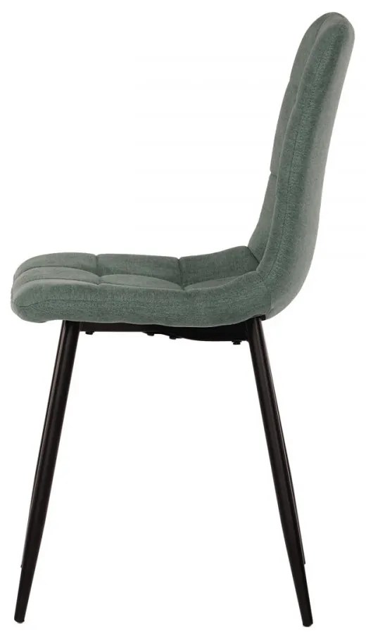 Scaun modern Fabric verde cu tapițerie CT-281