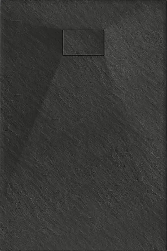 Mexen Hugo SMC téglalap alakú zuhanytálca 110 x 80 cm, fekete - 42708011