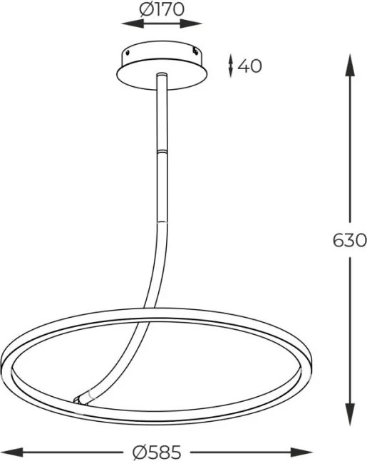 Zuma Line CORIT E82907-01 Süllyesztett mennyezeti lámpa 1x30W/LED 4000K 3540lm IP20