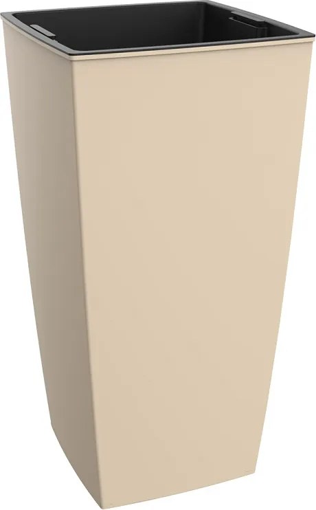 Virágtartó betéttel Lorena , sima falú Bézs 230x230x460