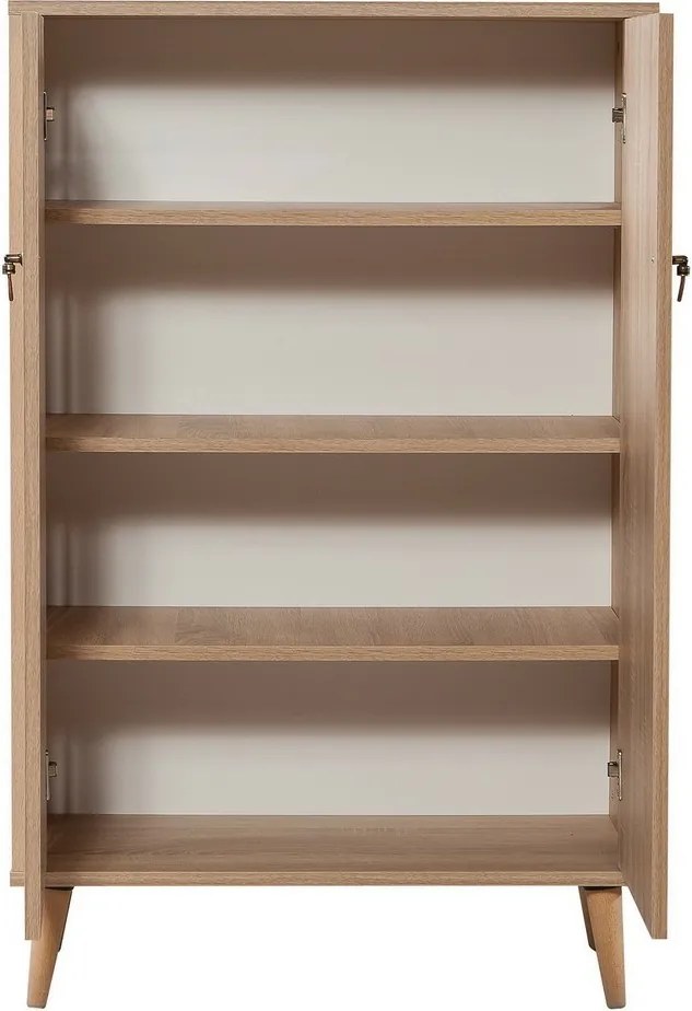 Mega Sonoma Oak Stripes I szekrény