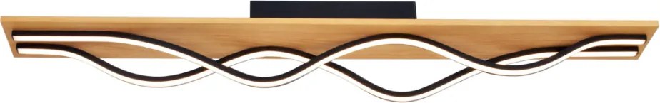 ITALUX PLF-23848-30W-BK-GD CONATO Modern LED Mennyezeti Lámpa IP20