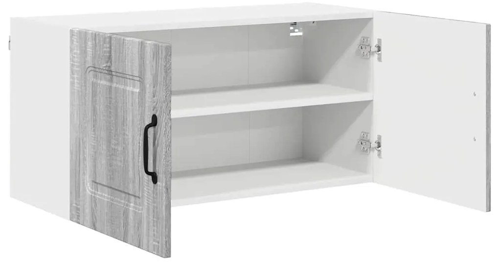 Fali konyhaszekrény Szürke Sonoma 80 x 31 x 40 cm Faanyag