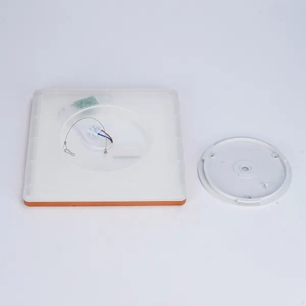 Brilagi - LED fürdőszobai mennyezeti lámpa ULTRA SLIM LED/18W/230V 30x30 cm rózsaarany IP54