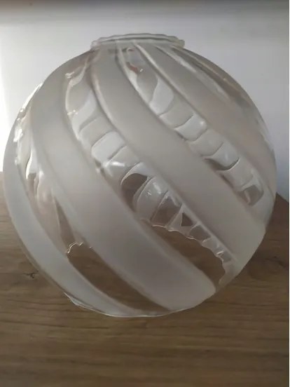 Lámpabúra gömb nyitott félgömb E27 FI14cm nagy menetes csillár fali lámpa