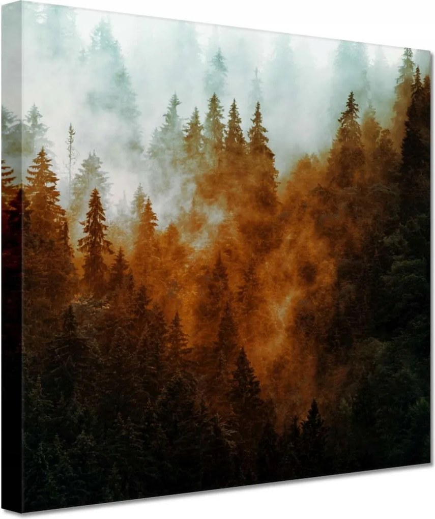 Festmények 20x20 Őszi táj Hegyek