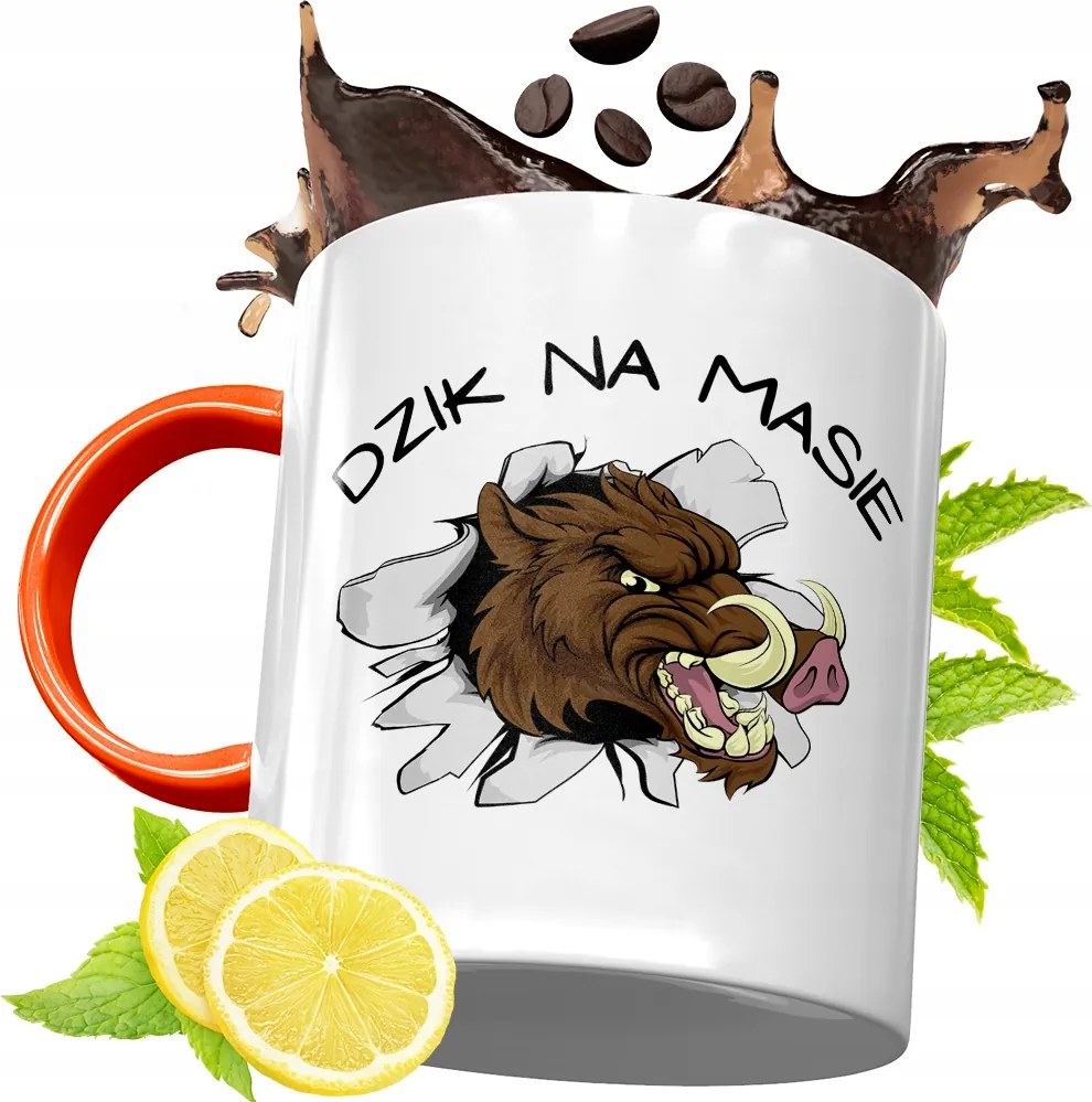 Narancssárga Vicces Bögre Vicces Ajándék fényképes nyomtatással