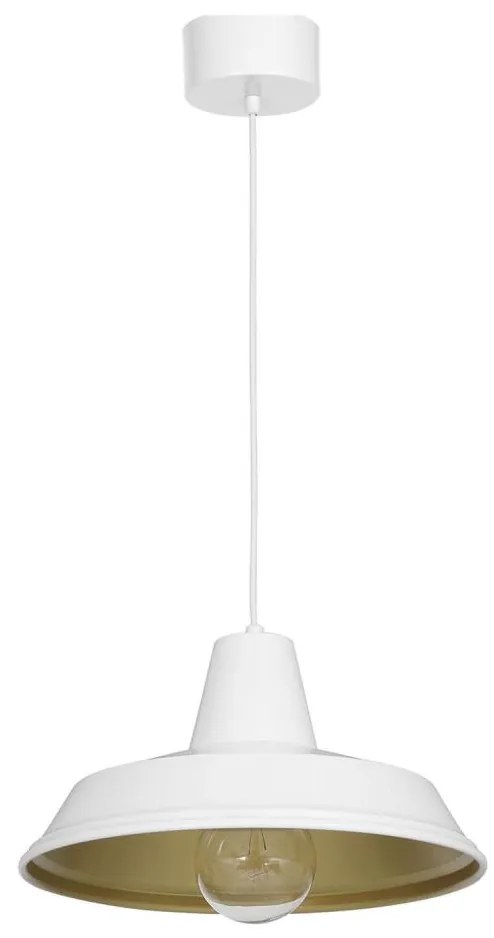 Csillár zsinóron CLASS 1xE27/15W/230V fehér