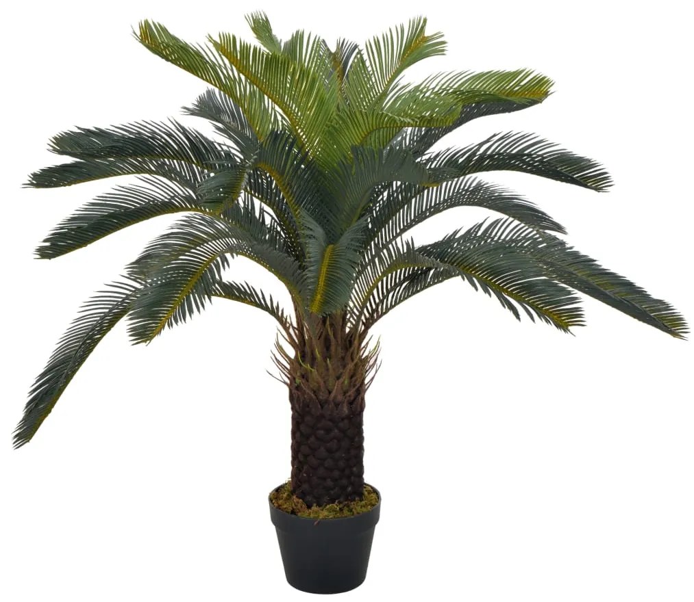 vidaXL zöld, cserepes mű cycas-pálma 90 cm