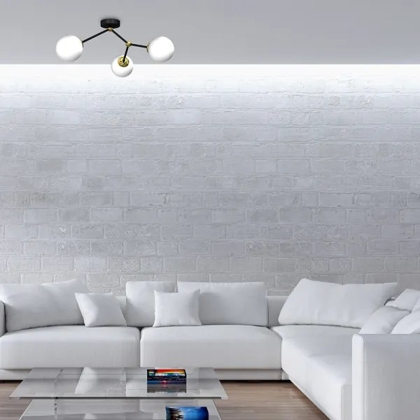 Felületre szerelhető csillár JOY 3xE14/40W/230V fekete/arany