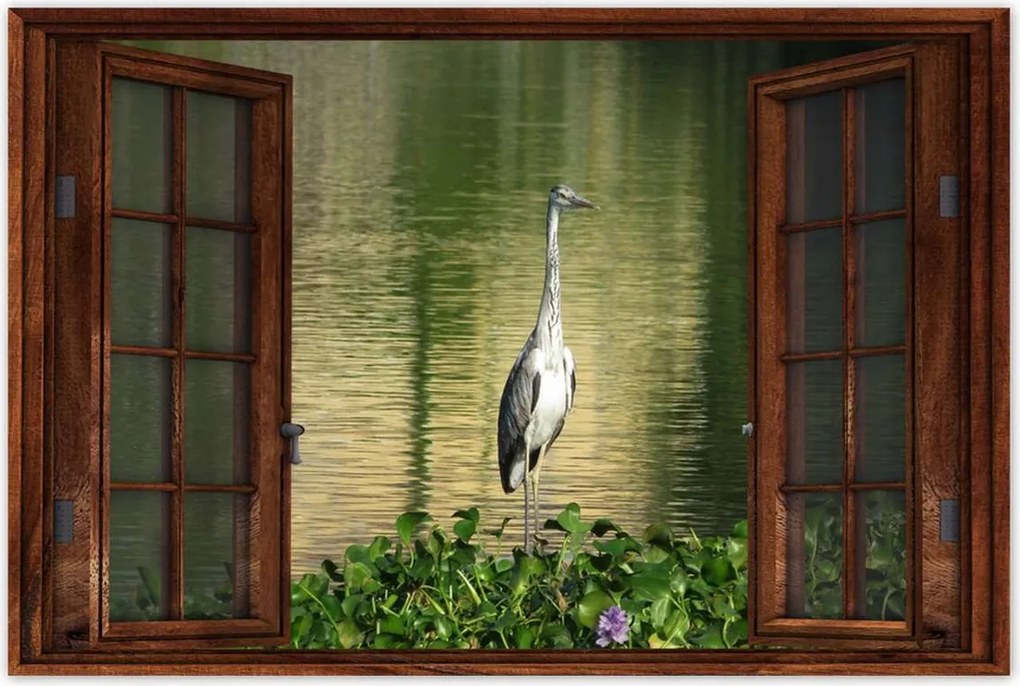 Poszterek 120x80 Kalapos madár Tájkép Kilátás