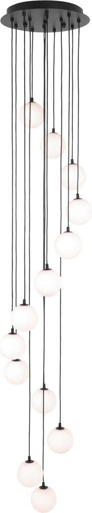 KAJA KP-29 ASPEN Fekete Színű Függeszték 13xG9 10W IP20