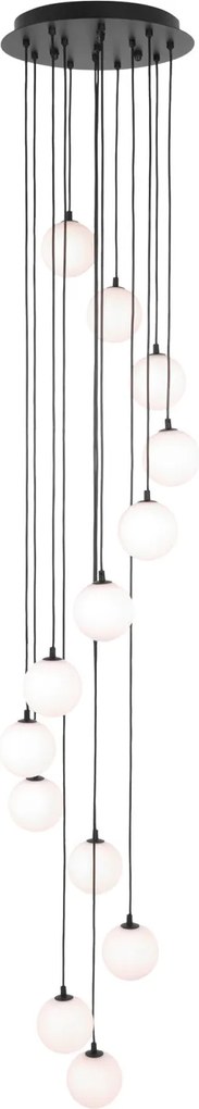 KAJA KP-29 ASPEN Többágú Függesztett Lámpa Fekete G9 IP20