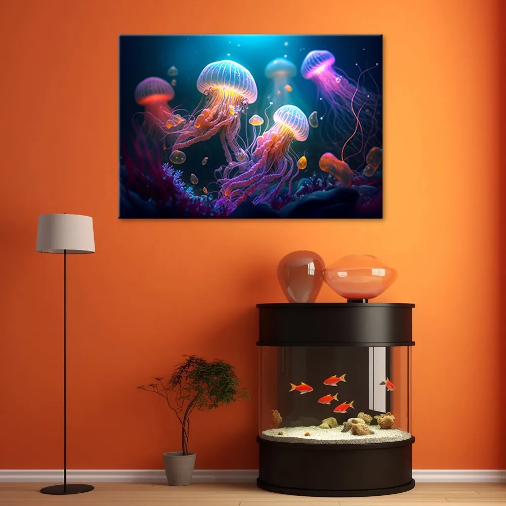Gario Vászonkép Lebegõ medúza Méret: 100 x 70 cm