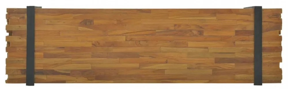 tömör tíkfa TV-állvány 110 x 30 x 32,5 cm