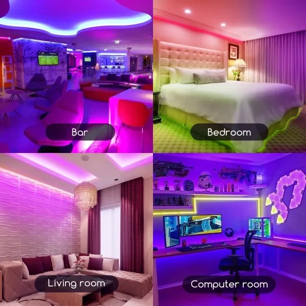 Aigostar - LED RGB Dimmelhető szalag 3m LED/24W/12/230V IP65 + távirányító