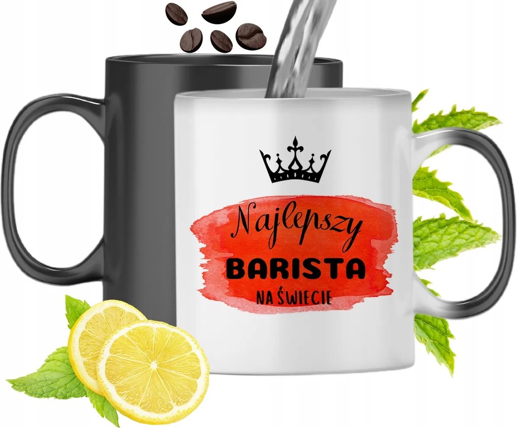 Mágikus Bögre Baristáknak Színváltós Nyomtatott Fényképpel