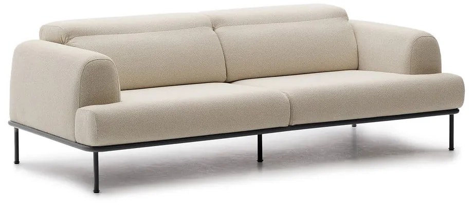 Bézs buklé kanapé 234 cm Aurum – Kave Home