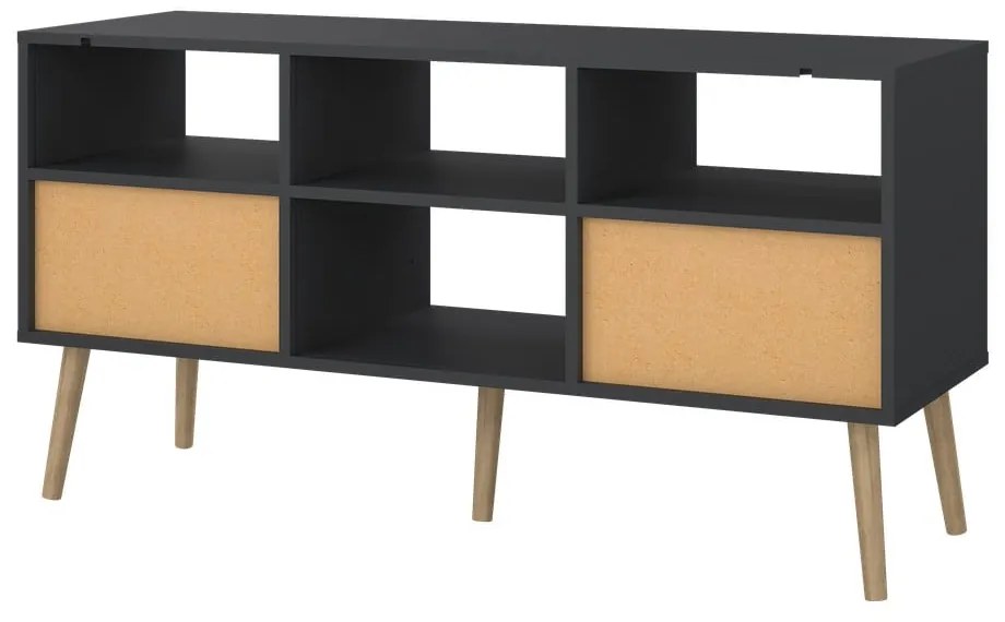 Antracitszürke TV-állvány 117x61 cm Bodo – Tvilum