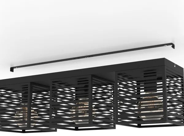 Eglo 900357 - Mennyezeti lámpa PIEDRITAS 3xE27/40W/230V