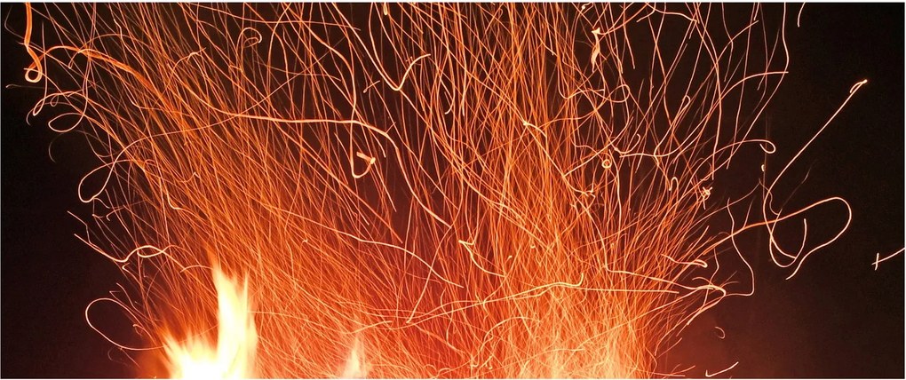 A tűz képe (120x50 cm)