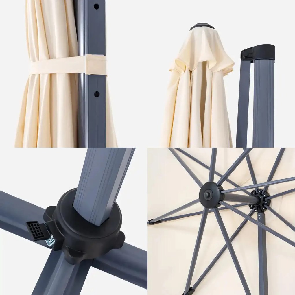 Furnigo Lumin napernyő Ø300 cm - krém