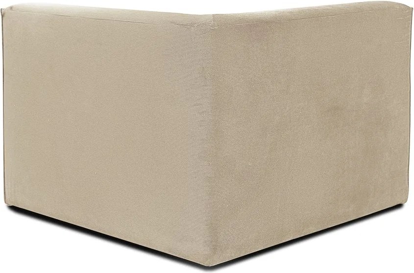 Sting bézs kordbársony kanapé modul - Scandic