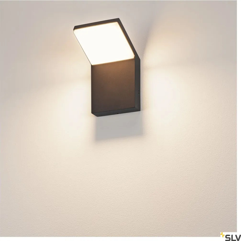 SLV 232905 ORDI Modern Kültéri Fali Lámpa Antracit LED IP44