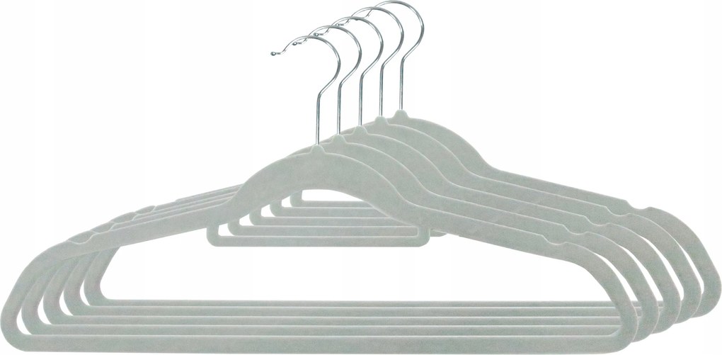 Velúr Ruhaakasztók Velúr Ruhaakasztó Szekrény Szett 5db-os