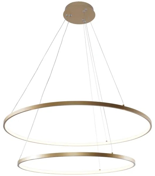 Zuma Line 2023200-GD - LED Csillár zsinóron BRENO LED/60W/230V 3000/4000/6000K