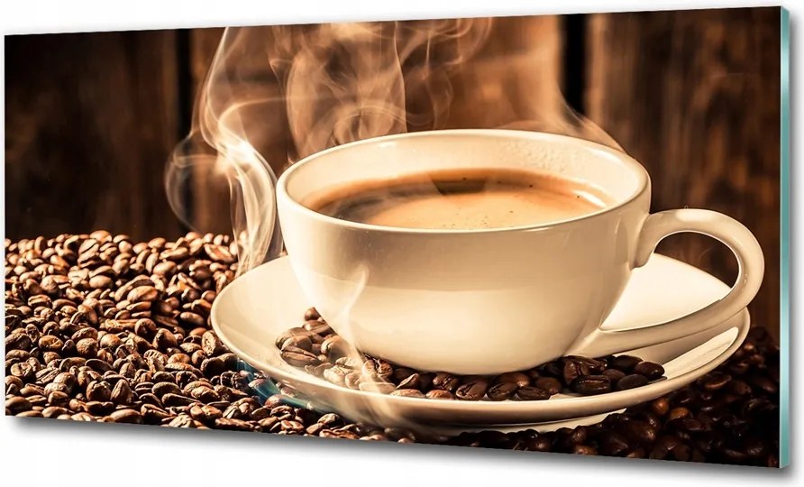 Fotó üvegkép Két pohár bor 125x50