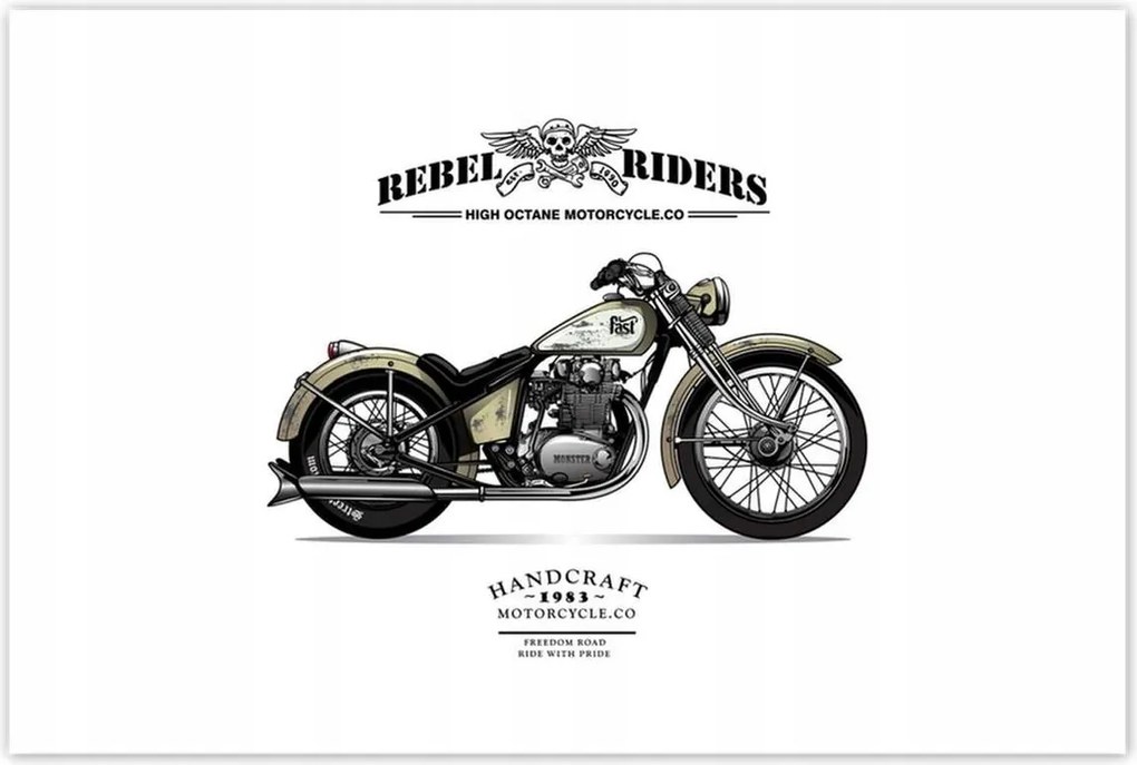 Poszterek 120x80 Motorkerékpár Antik Vintage