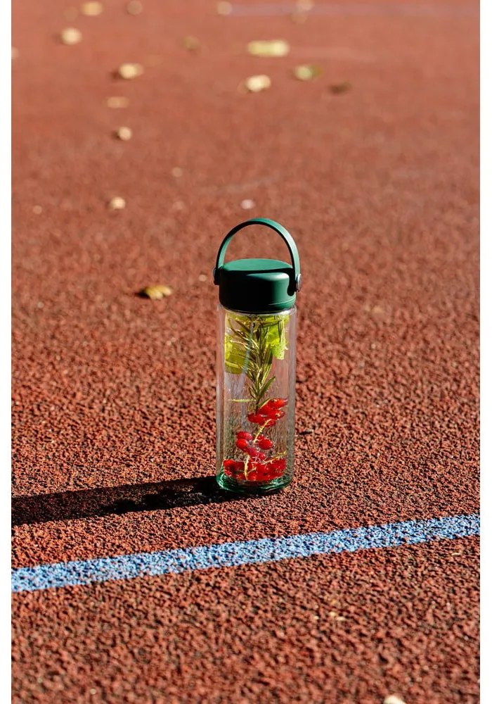 Zöld üveg ivópalack 350 ml Fuori – Vialli Design