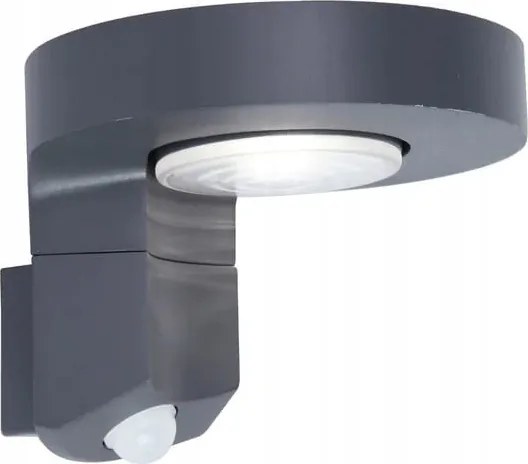 Diso homlokzati lámpa Led mozgásérzékelővel 2W szürke, Lutec