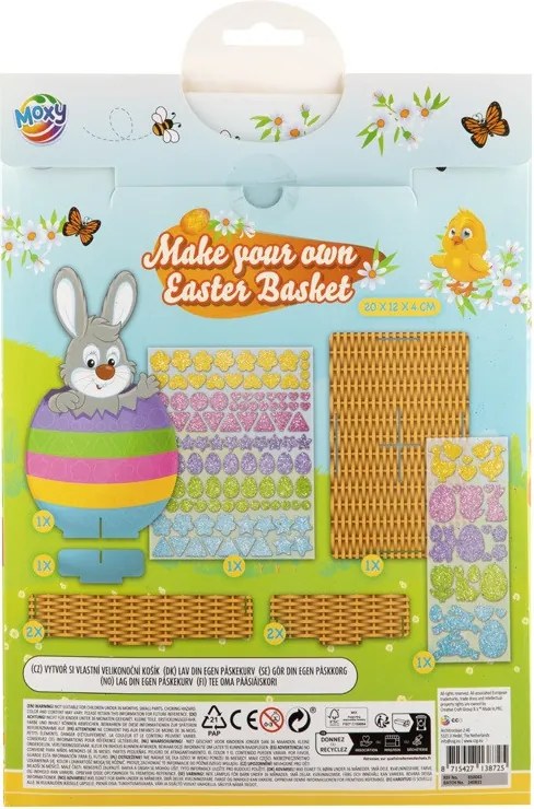 Húsvét Bunny kosár készítő szett