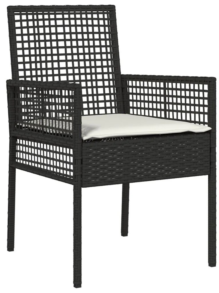 3 darabos kertibútor szett világosszürke polyrattan