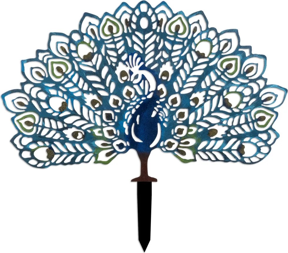 Peacock fém kerti dísztárgy, 60×38 cm – TR565TNL1261